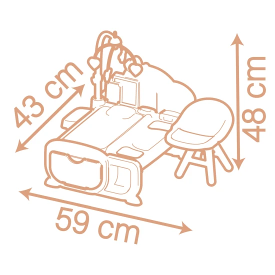 Baby Nurse Cocoon Nursery hrací centrum – Smoby SM220393