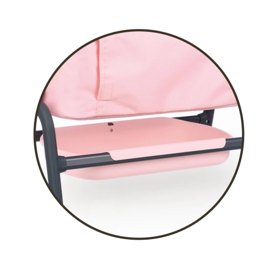 Postýlka pro panenky Maxi Cosi světle růžová – Smoby SM240240