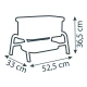 Postýlka pro panenky Maxi Cosi světle růžová – Smoby SM240240