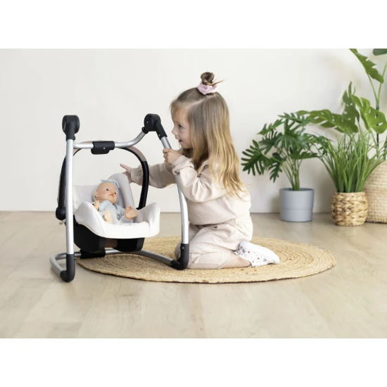Autosedačka a židlička 3 v 1 Maxi Cosi pro panenky béžová – Smoby SM240245