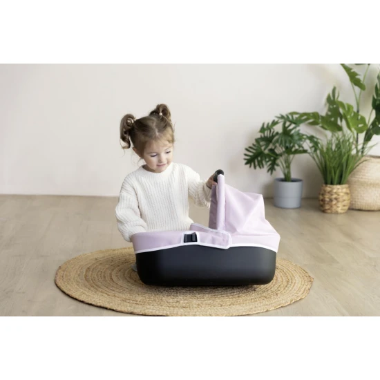 Kombinovaný kočárek Maxi Cosi pro panenky světle růžový – Smoby SM253121