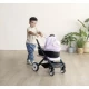 Kombinovaný kočárek Maxi Cosi pro panenky světle růžový – Smoby SM253121