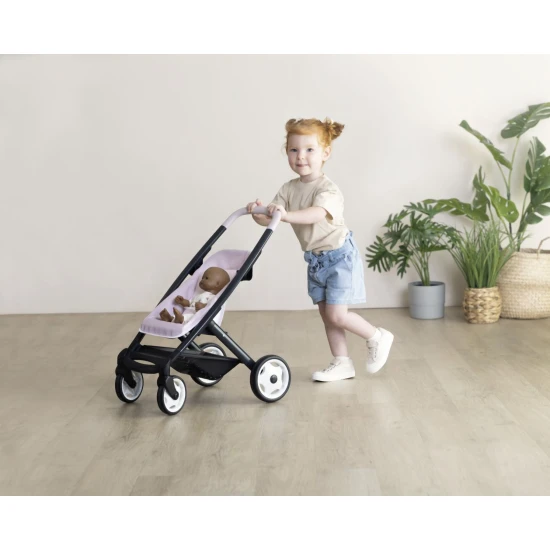 Kombinovaný kočárek Maxi Cosi pro panenky světle růžový – Smoby SM253121