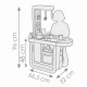 Kuchyňka Bon Appetit Cherry modrobílá elektronická – Smoby SM310914
