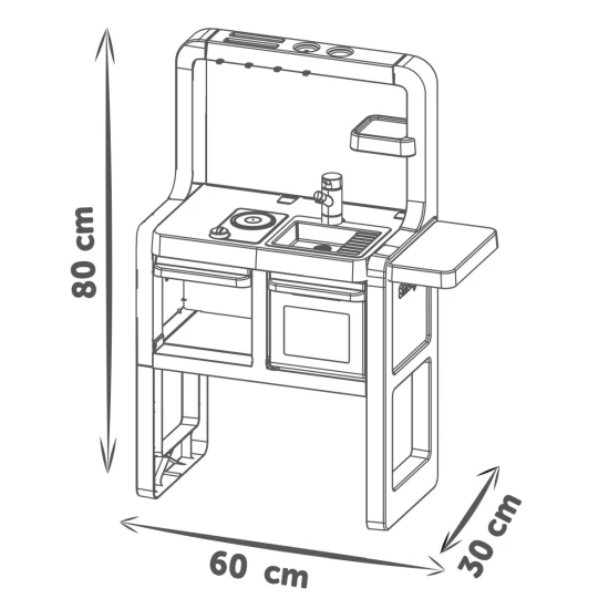 Kuchyňka Safran elektronická – Smoby SM311802