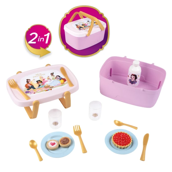 Disney Princess piknikový koš 2 v 1 Disney Princess piknikový koš 2 v 1 – Smoby SM312515