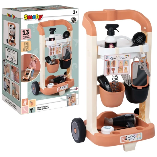 Vozík pro malou kadeřnici s příslušenstvím – Smoby SM320172