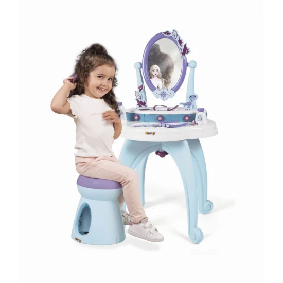 Ledové království 2 toaletní stolek se židličkou 2 v 1 – Smoby SM320244