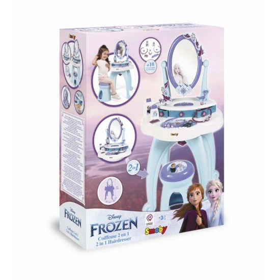 Ledové království 2 toaletní stolek se židličkou 2 v 1 – Smoby SM320244