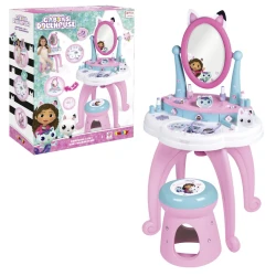 Gabby's Dollhouse toaletní stolek se židličkou 2 v 1