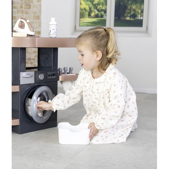 Prádelna 3 v 1 se žehličkou a tyčovým vysavačem Rowenta – Smoby SM330327