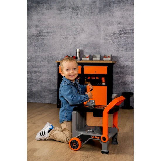 B&D Dílenský vozík s boxem na nářadí – Smoby SM360220