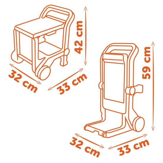 B&D Dílenský vozík s boxem na nářadí – Smoby SM360220