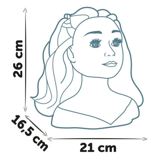 MY Beauty Česací hlava Blond Smoby MY Beauty Česací hlava Blond