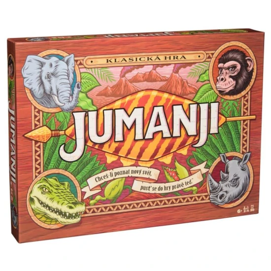 Hra Jumanji CZ pro 2-4 hráče: Záchrana před koncem světa a přežití v džungli!
