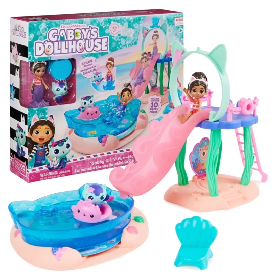 Gabby's Dollhouse: Bazénová zábava s Gabi a MerCat