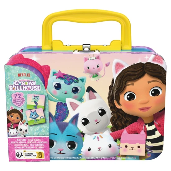 Gabby's Dollhouse Pexeso v plechovém kufříku