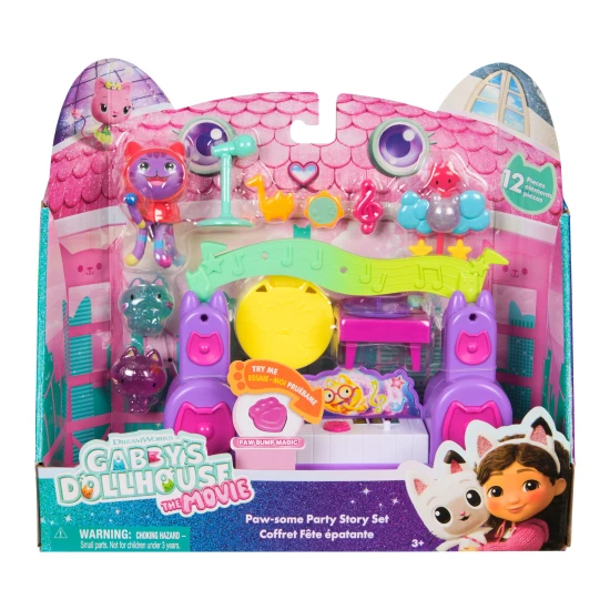 Spin Master Gabby's Dollhouse Film Hudební Hrací Set