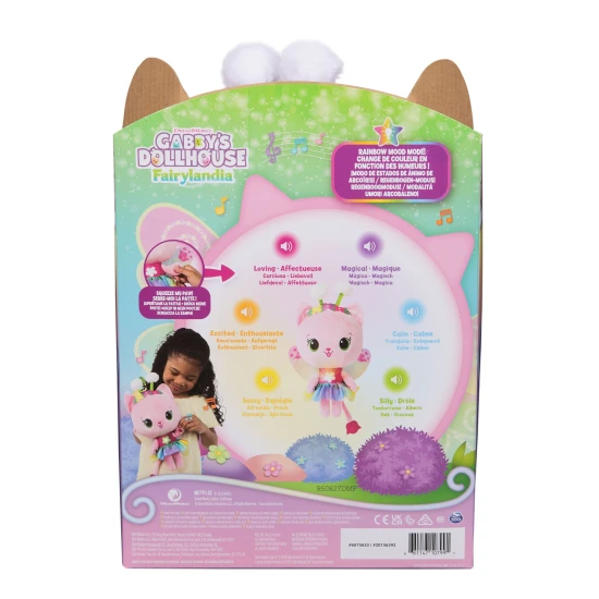 Spin Master Gabby's Dollhouse Plyšová Víla Se Světly a Zvuky 30 cm