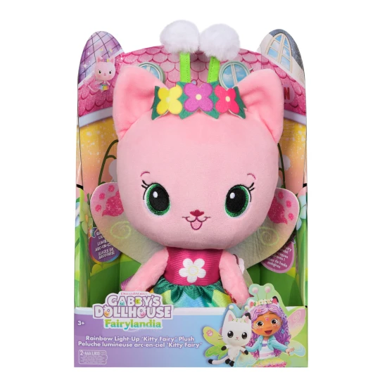 Spin Master Gabby's Dollhouse Plyšová Víla Se Světly a Zvuky 30 cm