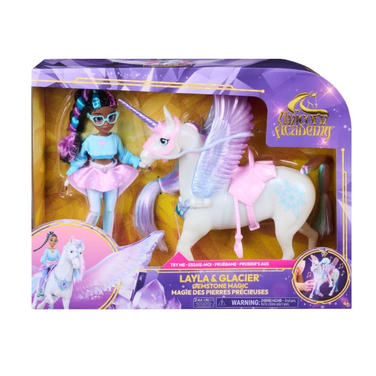 Spin Master Unicorn Academy Layla & Glacier Světla & Zvuky