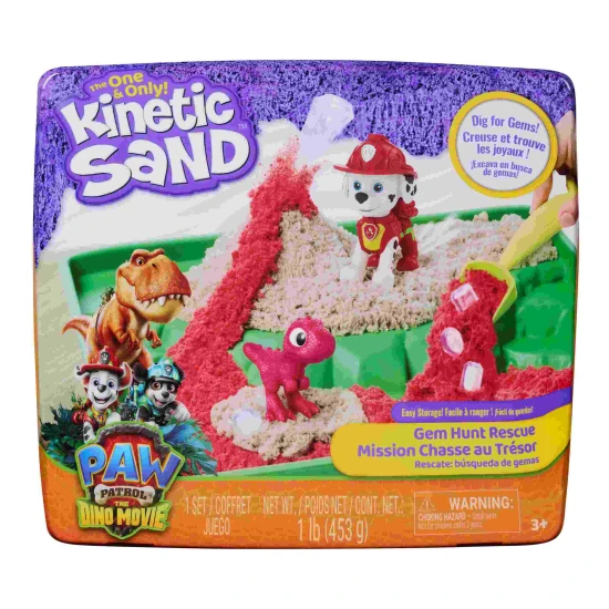 Spin Master Kinetic Sand Tlapková Patrola 3 Sada s Figurkou Marshall