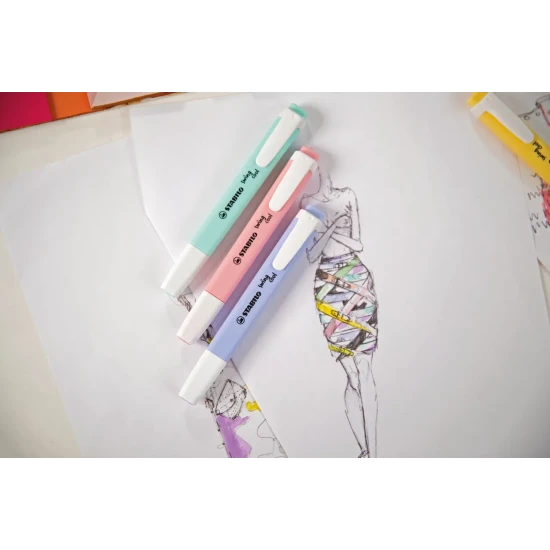 Zvýrazňovač Pastel 4 barvy