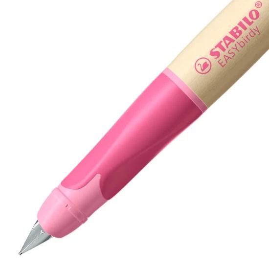 Stabilo Plnicí pero EASYbirdy pro začátečníky Růžové pro praváky STABILO EASYbirdy – Ergonomické plnicí pero pro pohodlné psaní
