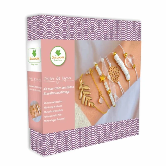 Výroba šperků Víceřadé náramky s perletí