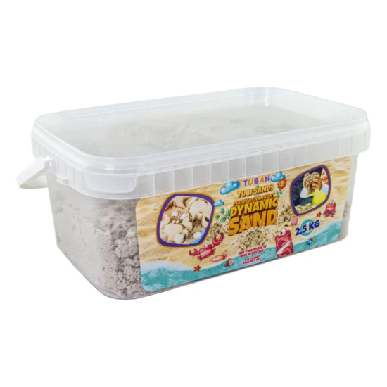 Dynamický písek bezbarvy, natural. Balení v boxu 2,5 kg.