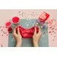 DIY Slime Sada na výrobu slizu Jahoda pro děti. Vyrobte si svůj vlastní sliz.