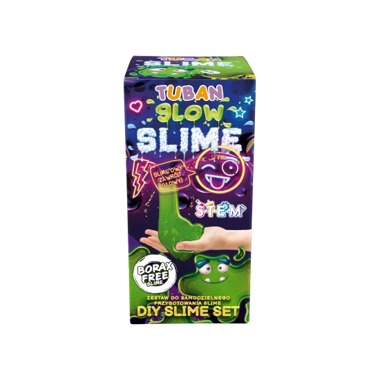 DIY Slime Sada na výrobu slizu Glow in the dark pro děti. Vyrobte si svůj vlastní sliz