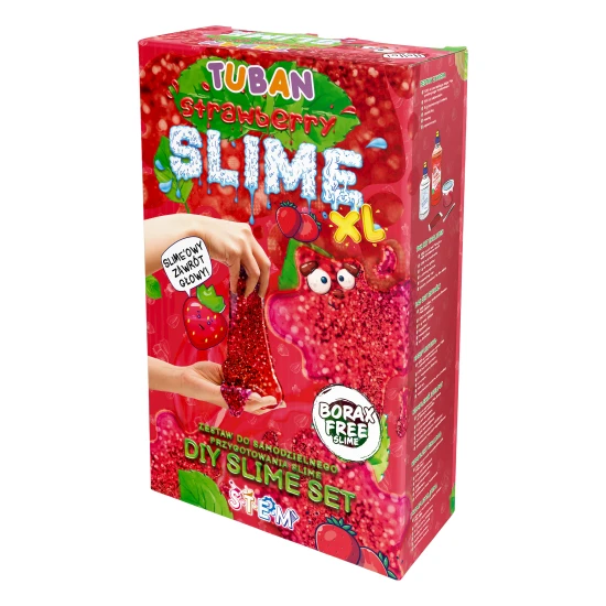 Tuban DIY Slime Sada na výrobu slizu Jahoda XL