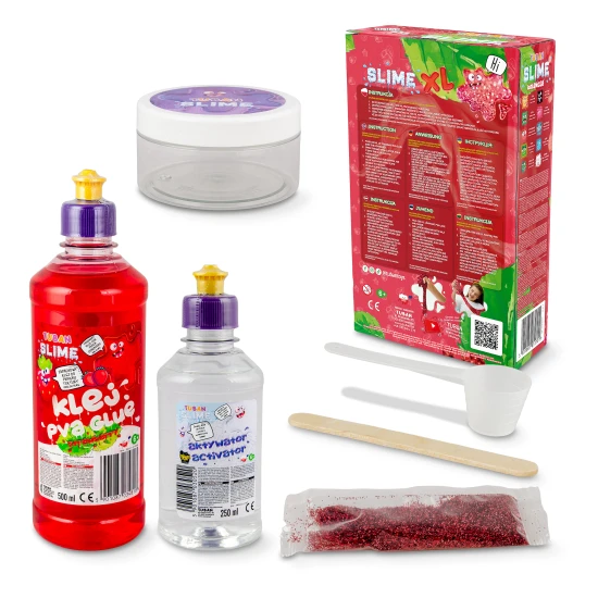 Tuban DIY Slime Sada na výrobu slizu Jahoda XL