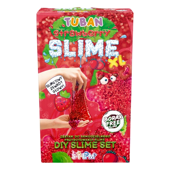 Tuban DIY Slime Sada na výrobu slizu Jahoda XL