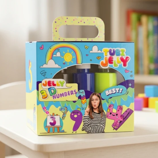 Tubi Jelly Kreativní set s akváriem XL Čísla pro tvorbu 3D gelových figurek
