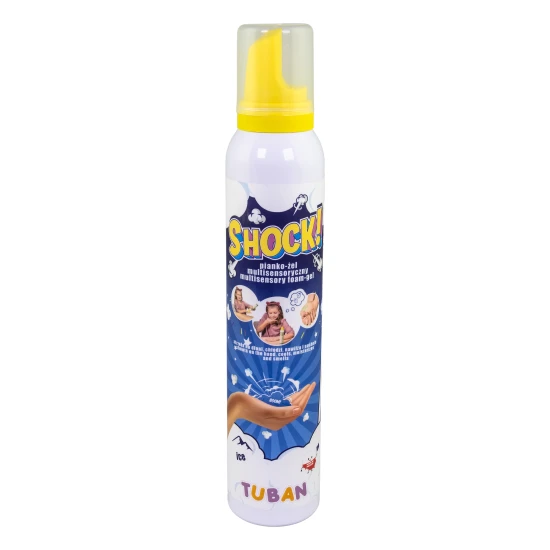 Hydratační pěnový gel s multisenzorickými vlastnostmi.