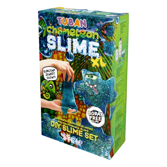 DIY Slime Sada na výrobu slizu Chameleon pro děti. XL sada. Vyrobte si svůj vlastní sliz. 