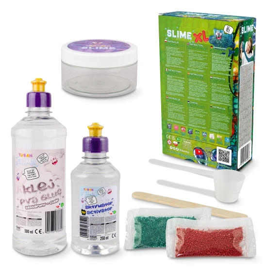 DIY Slime Sada na výrobu slizu Chameleon pro děti. XL sada. Vyrobte si svůj vlastní sliz. 