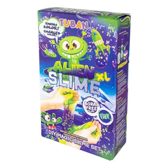 DIY Slime Sada na výrobu slizu Alien pro děti. XL sada. Vyrobte si svůj vlastní sliz.