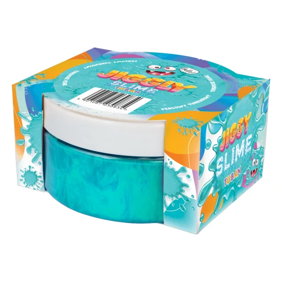 Jiggly Slime Sliz perleťovo tyrkysový nejlepší kvalitní sliz pro děti