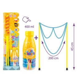 Sada Hůlky se šňůrkou brýle na obrovské bubliny + tekutina 400 ml