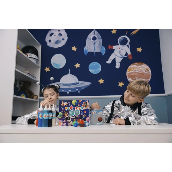 Tubi Jelly Kreativní set Planety na tvorbu 3D figurek