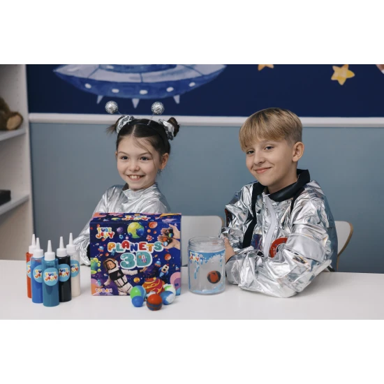 Tubi Jelly Kreativní set Planety na tvorbu 3D figurek