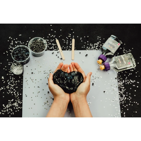 DIY Slime Sada na výrobu slizu Vesmír pro děti. Vyrobte si svůj vlastní sliz