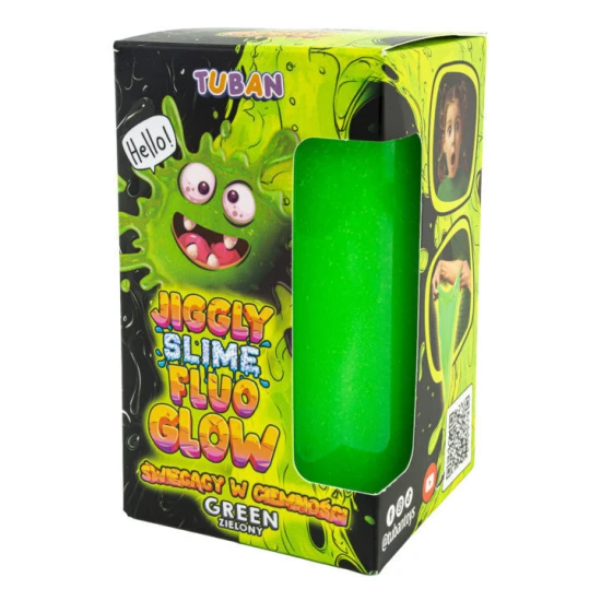 Tuban Jiggly Slime Sliz Fluo Glow zelený 430 g