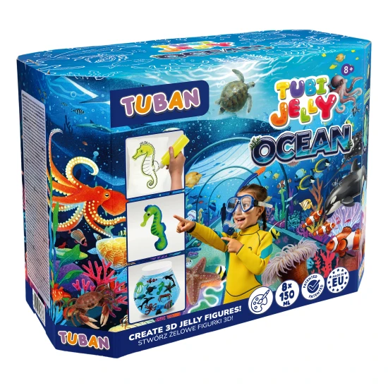 Tubi Jelly Kreativní set Akvárium Tuban – 3D gelové figurky