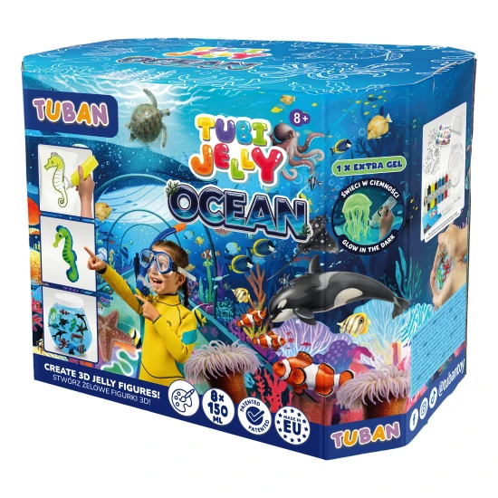 Tubi Jelly Kreativní set Akvárium Tuban – 3D gelové figurky