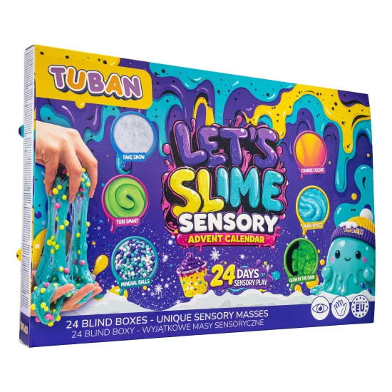 Senzorický adventní kalendář LET'S SLIME