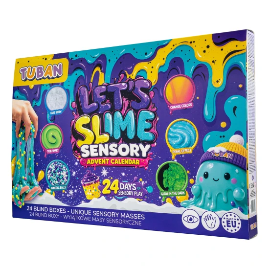 Senzorický adventní kalendář LET'S SLIME